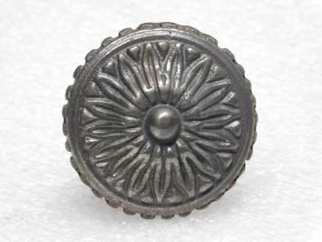 Fixed Door Knob Milano - Cast Iron Galvanised