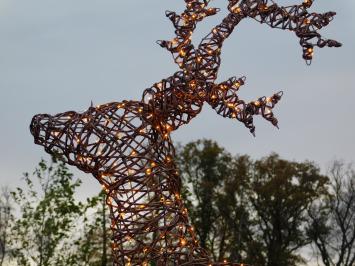 Verlicht Hert XL - 175 x 110 cm - Kerstverlichting