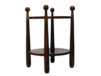 Vintage Bijzettafel in Regency-stijl van Hout - 70 cm