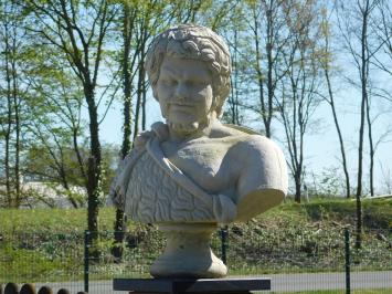 Vintage Bust of Hadrian - 68 cm - Stone