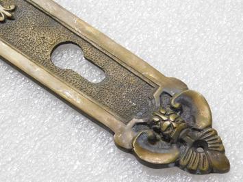 Vintage Deurplaat Engel - PC 92 - Antiek Messing Brass