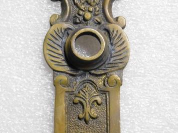 Vintage Deurplaat Engel - PC 92 - Antiek Messing Brass