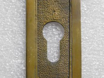 Vintage Deurplaat Engel - PC 92 - Antiek Messing Brass