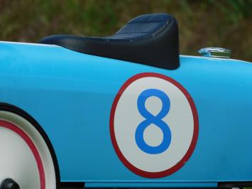 Vintage Car - Blue #8 - 80 x 40 cm - Metal