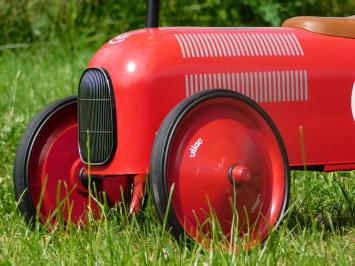 Vintage Car - Red - 76 x 40 cm - Metal