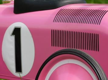 Vintage Car - Pink - 76 x 40 cm - Metal