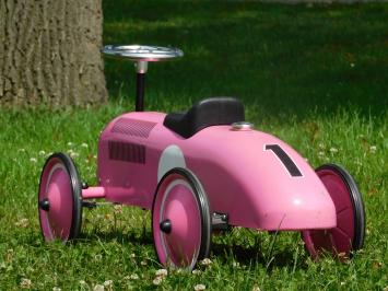 Vintage Car - Pink - 76 x 40 cm - Metal