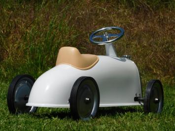 Vintage Car - White - 85 x 45 cm - Metal