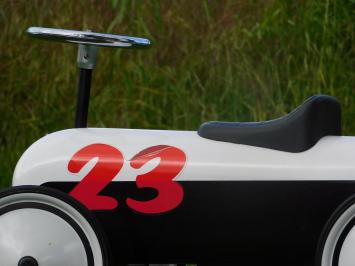 Vintage Car - Black White #23 - 74 x 40 cm - Metal