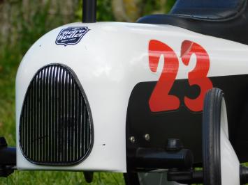 Vintage Car - Black White #23 - 74 x 40 cm - Metal