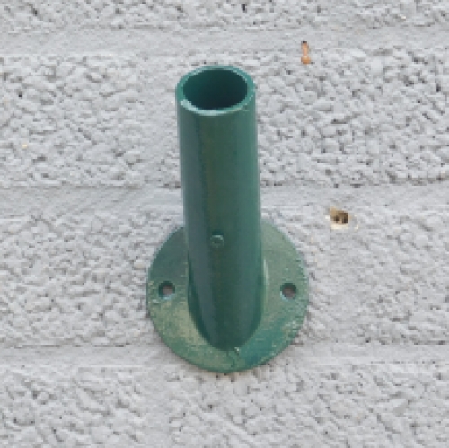 Fahnenmasthalter - Gusseisen - dunkelgrün