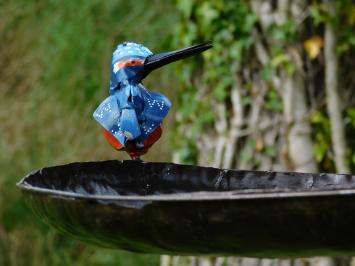 Futterstelle für Vögel als Gartendekoration – Metall – Handgefertigt