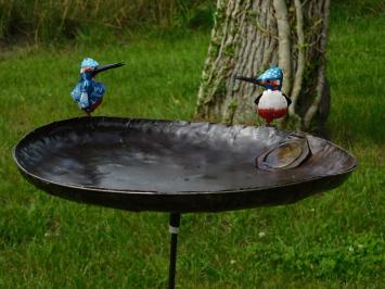 Futterstelle für Vögel als Gartendekoration – Metall – Handgefertigt