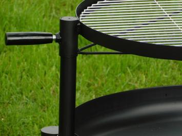 Fire bowl with BBQ Grid - Black
