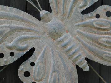 Elegantes Wandornament „Schmetterling“ – 100 x 100 cm – Metall