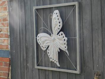 Elegantes Wandornament „Schmetterling“ – 100 x 100 cm – Metall