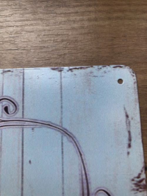 Wandteller ''Lavendel - Metall