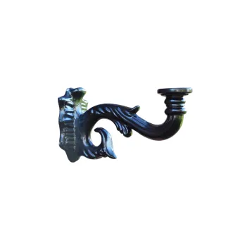 Wandarm voor Buitenlamp - 23 cm - Zwart