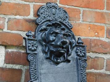 Wall fountain Lion - Black - 75 cm - Cast iron
