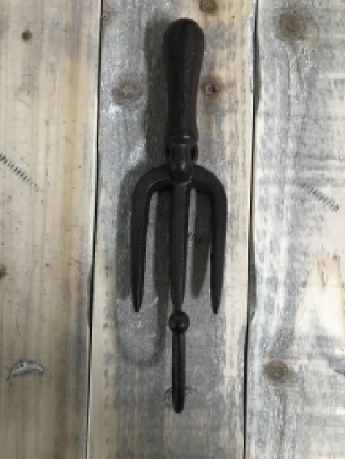 Satz mit 2 Wandhaken - für Gartengeräte, Gusseisen