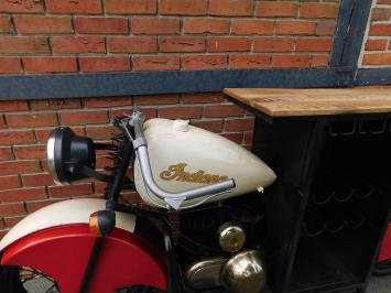 Vintage-Motorrad-Bartisch / Weinbar – Industrieller Blickfang – ca. 225 cm breit