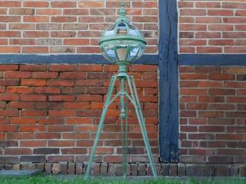 Windlicht - Lantaarn XL - 145 cm - Metaal - Vintage Green