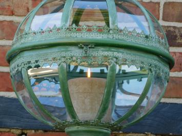 Windlicht - Lantaarn XL - 145 cm - Metaal - Vintage Green