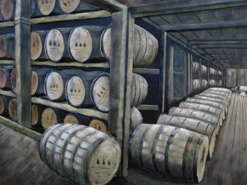Wall ornament Wine Cellar - 3D - 120 x 80 cm