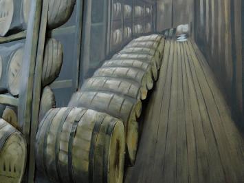Wall ornament Wine Cellar - 3D - 120 x 80 cm