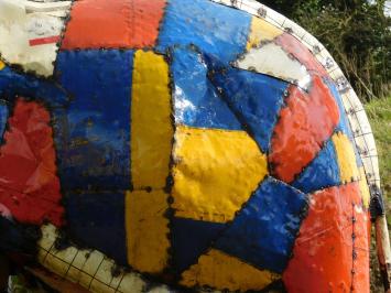 XXL-Elefant, handgefertigt – Metall – ca. 230 cm – Afrikanisches Design