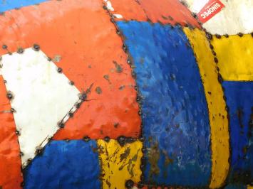 XXL-Elefant, handgefertigt – Metall – ca. 230 cm – Afrikanisches Design